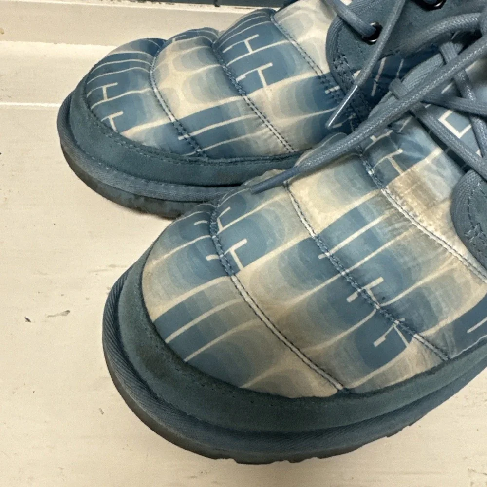 UGG Neumel‎ LTA Wavelength Mens Insulated Winter Snow Boots Size 11 Blue White